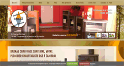 Desktop Screenshot of darras-chauffage-cambrai.fr